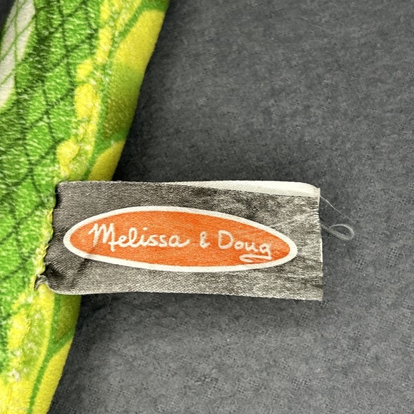 Melissa & Doug Giant 15 Ft Snake Plush Boa Constrictor Green Yellow Stuffed Toy - Picture 5 of 6